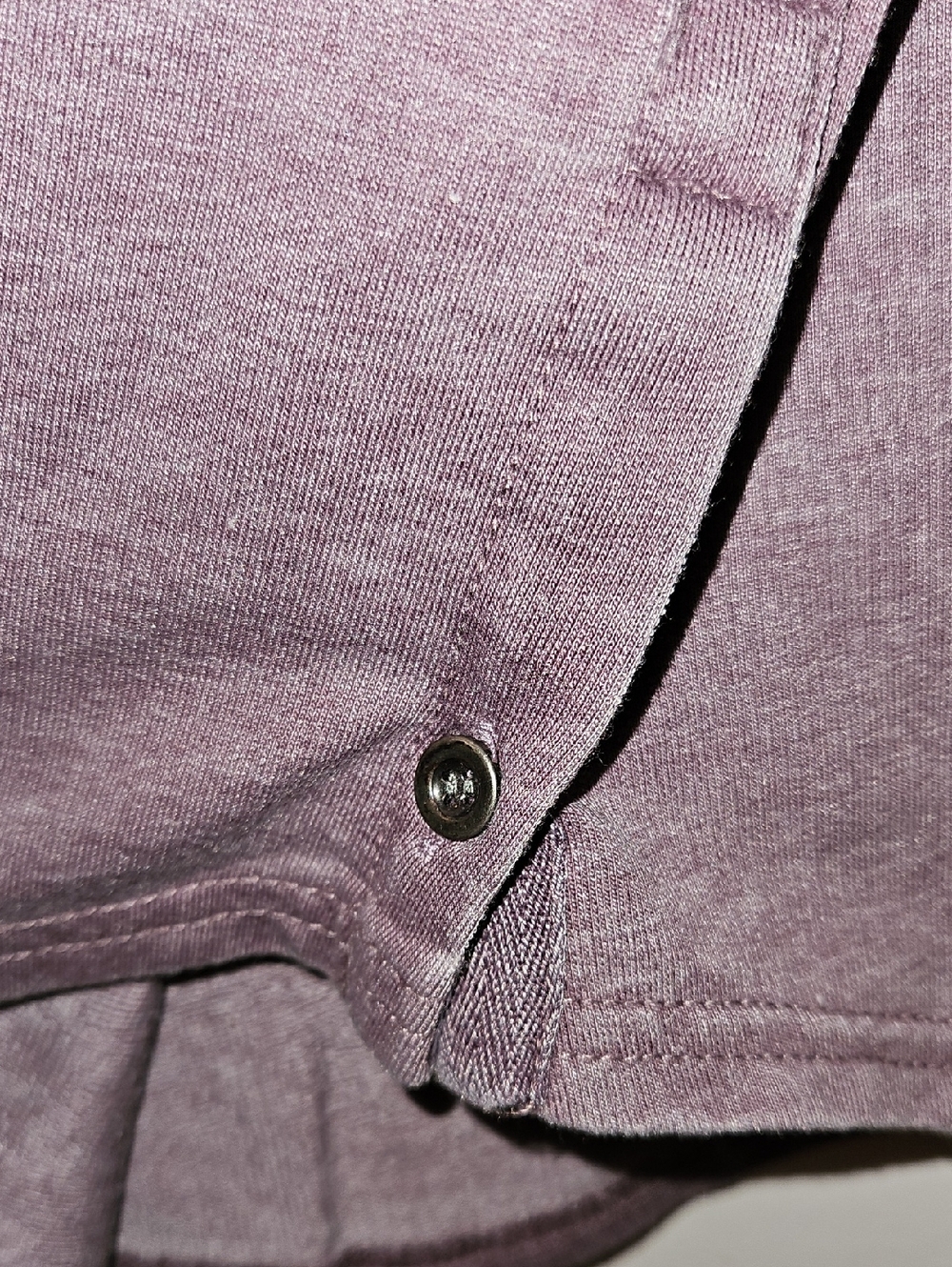 Jane & Delancey Three-Quarter Sleeve Washed Purple Lightweight Sweatshirt - Picture 2 of 6
